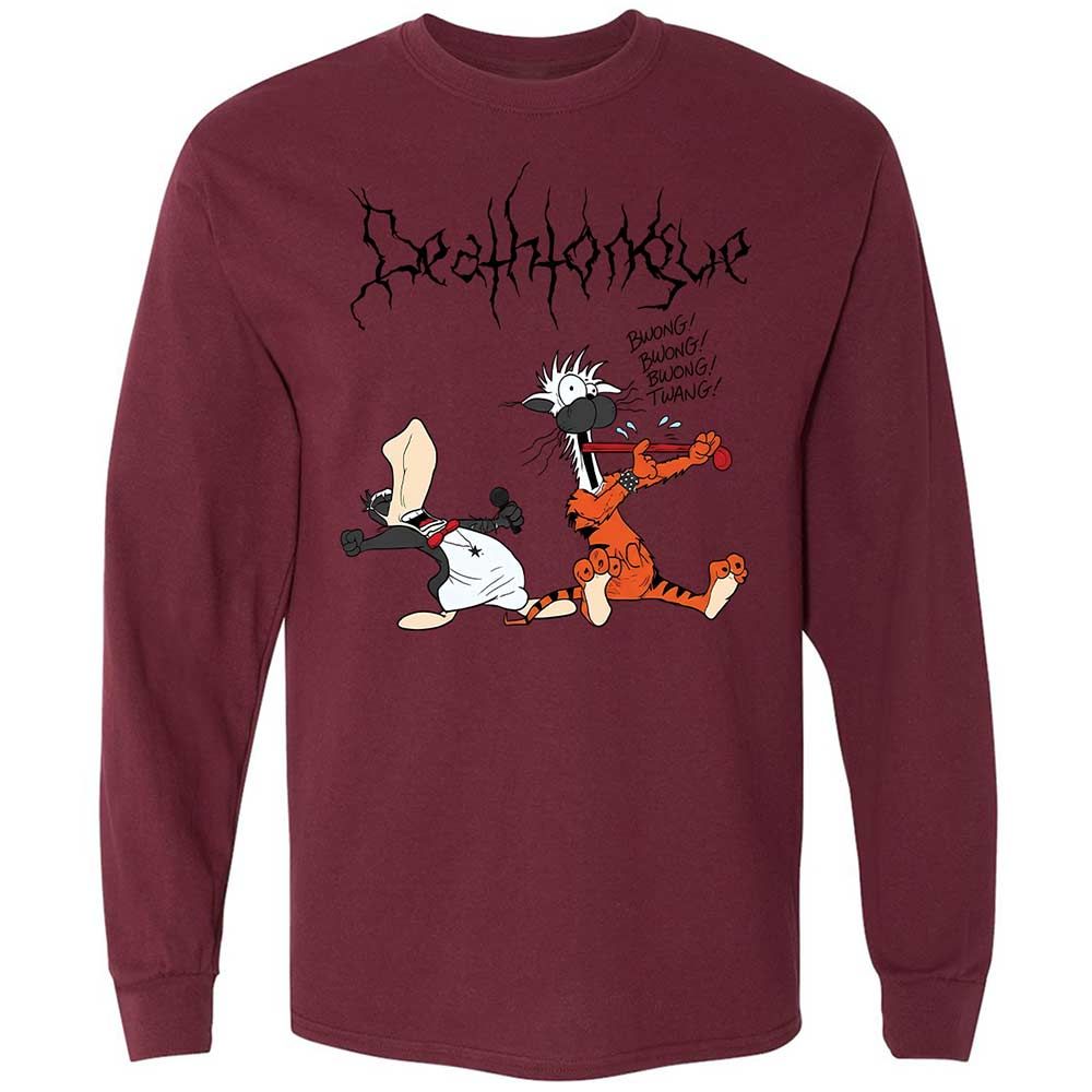 Long Sleeve T-Shirt - T8KKJ5UF - Maroon - 16