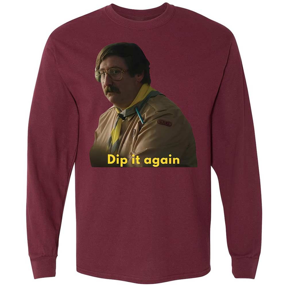 Long Sleeve T-Shirt - 7NDSYHJY - Maroon - 16