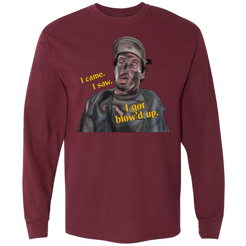 Long Sleeve T-Shirt - J5ARZT2D - Maroon - 16