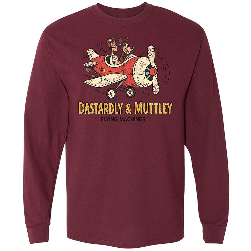 Long Sleeve T-Shirt - UMW8VN6X - Maroon - 16
