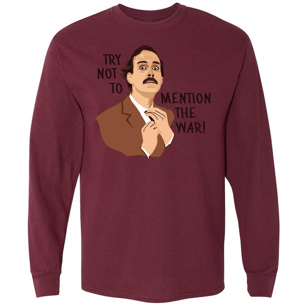 Long Sleeve T-Shirt - 795Y5YUD - Maroon - 16