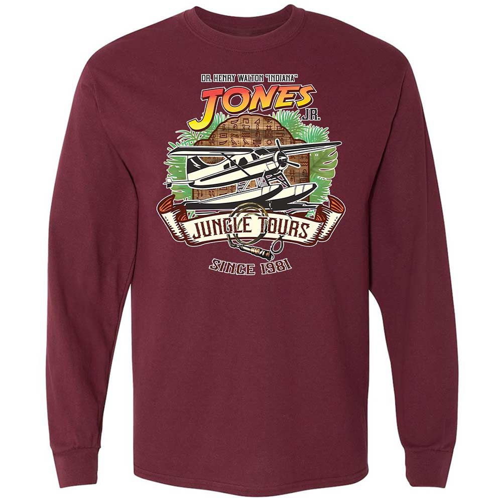 Long Sleeve T-Shirt - WK17SS2C - Maroon - 16