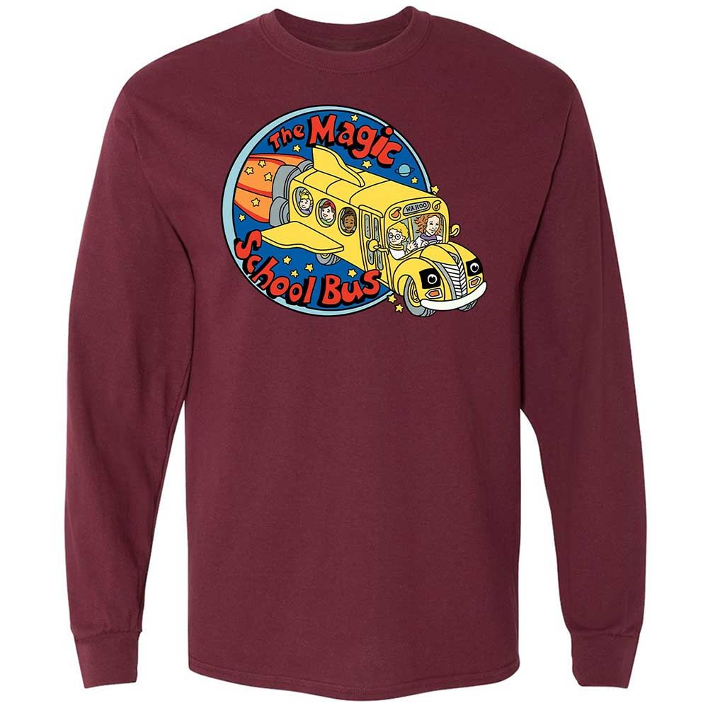 Long Sleeve T-Shirt - Z96PDKFL - Maroon - 16