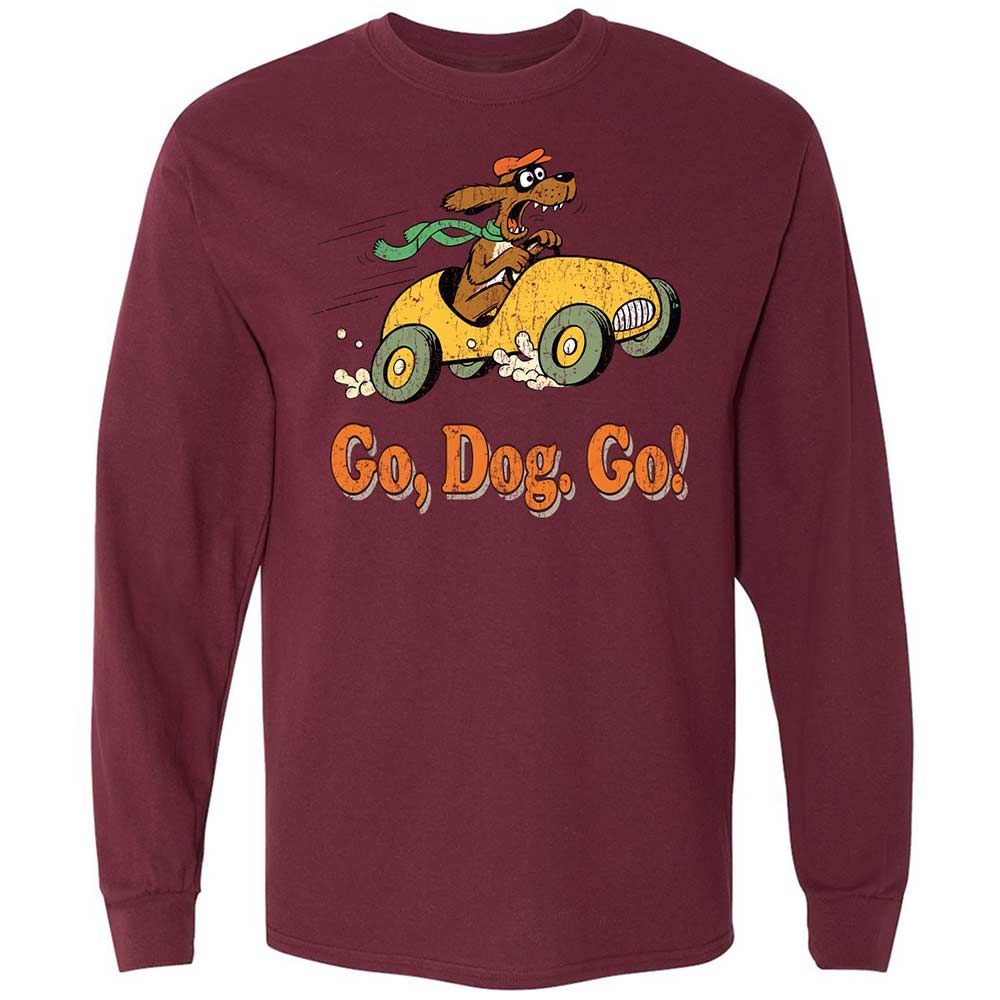 Long Sleeve T-Shirt - DU8T6BNQ - Maroon - 16