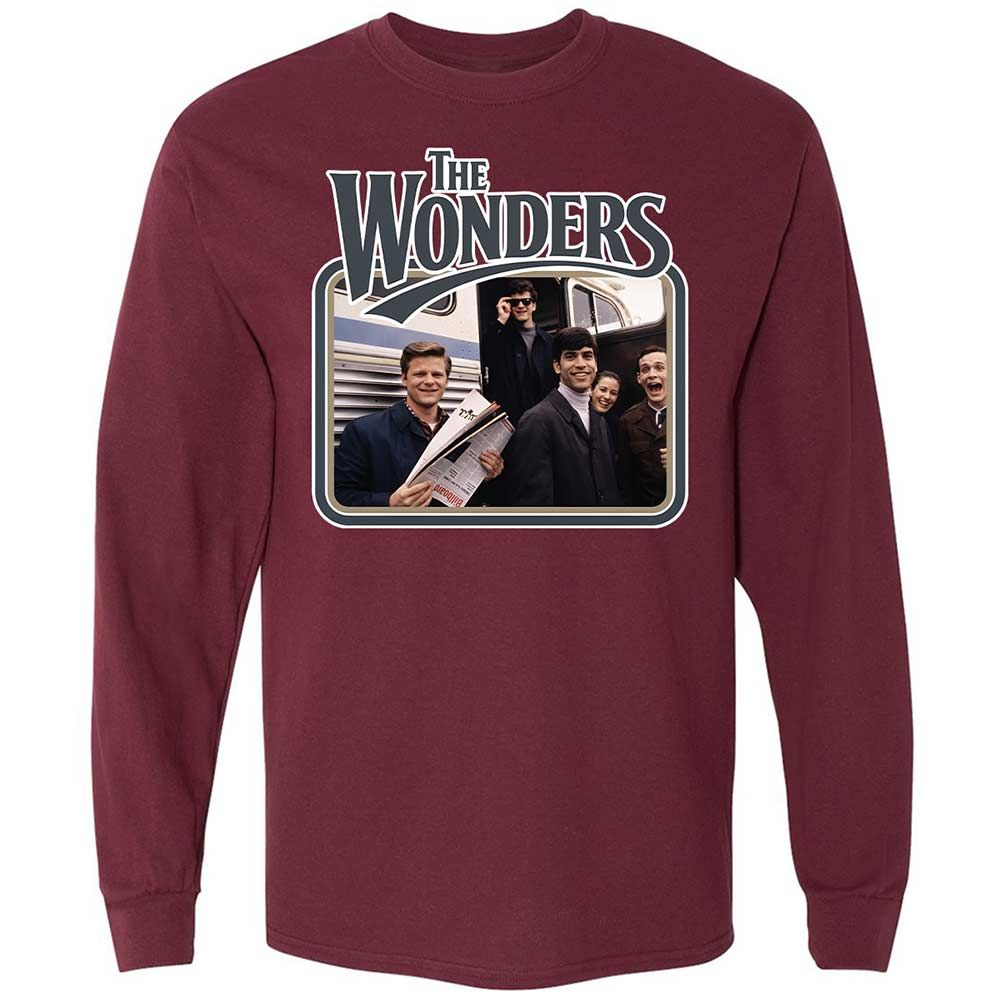 Long Sleeve T-Shirt - SJKQTGYL - Maroon - 16