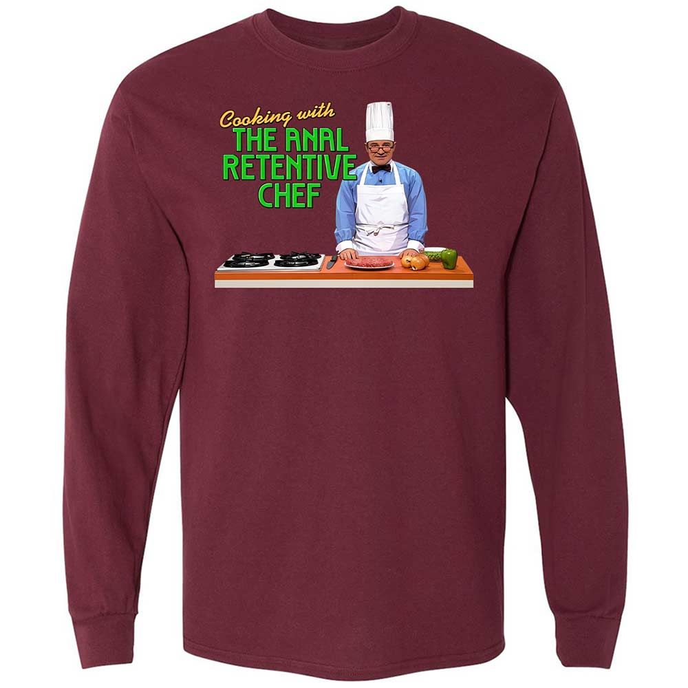 Long Sleeve T-Shirt - PYYQKFG2 - Maroon - 16