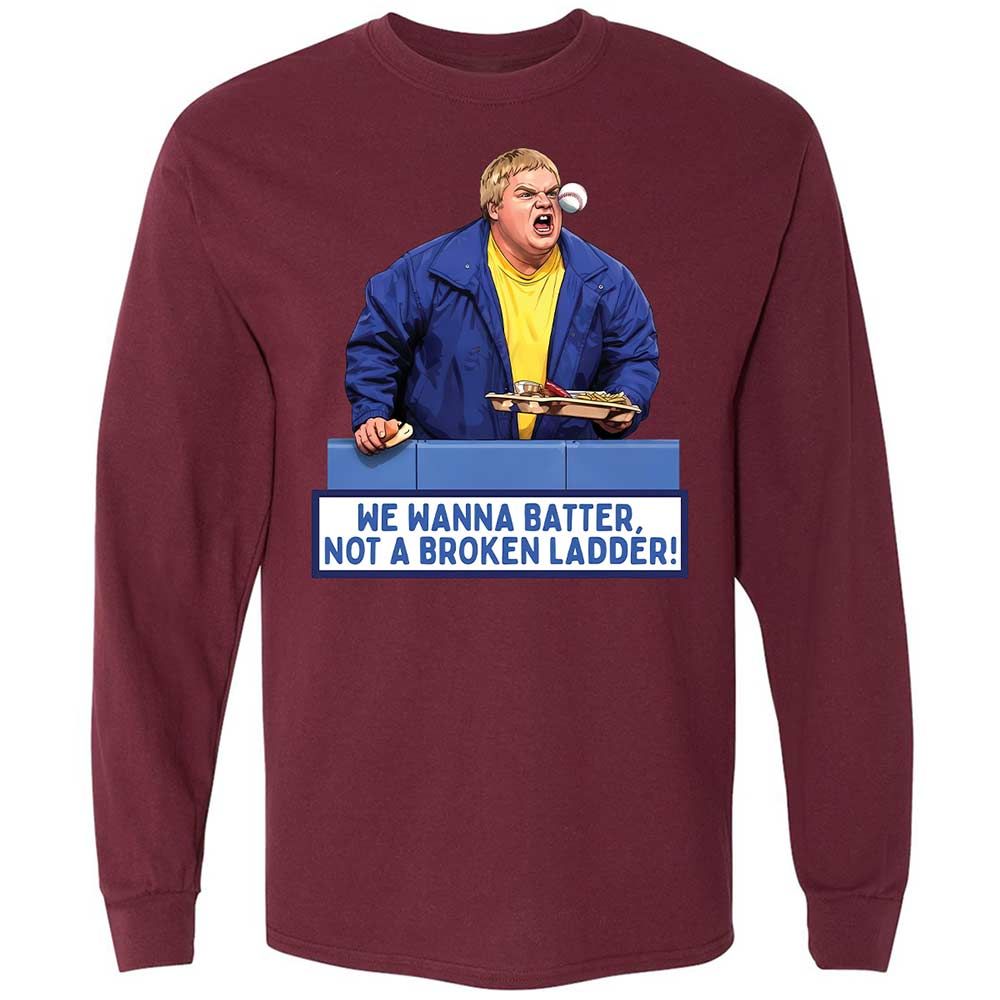 Long Sleeve T-Shirt - 32L51WU2 - Maroon - 16