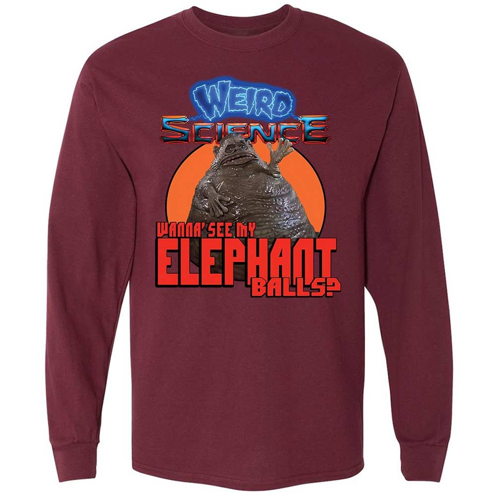 Wanna See my Balls - Maroon - 16