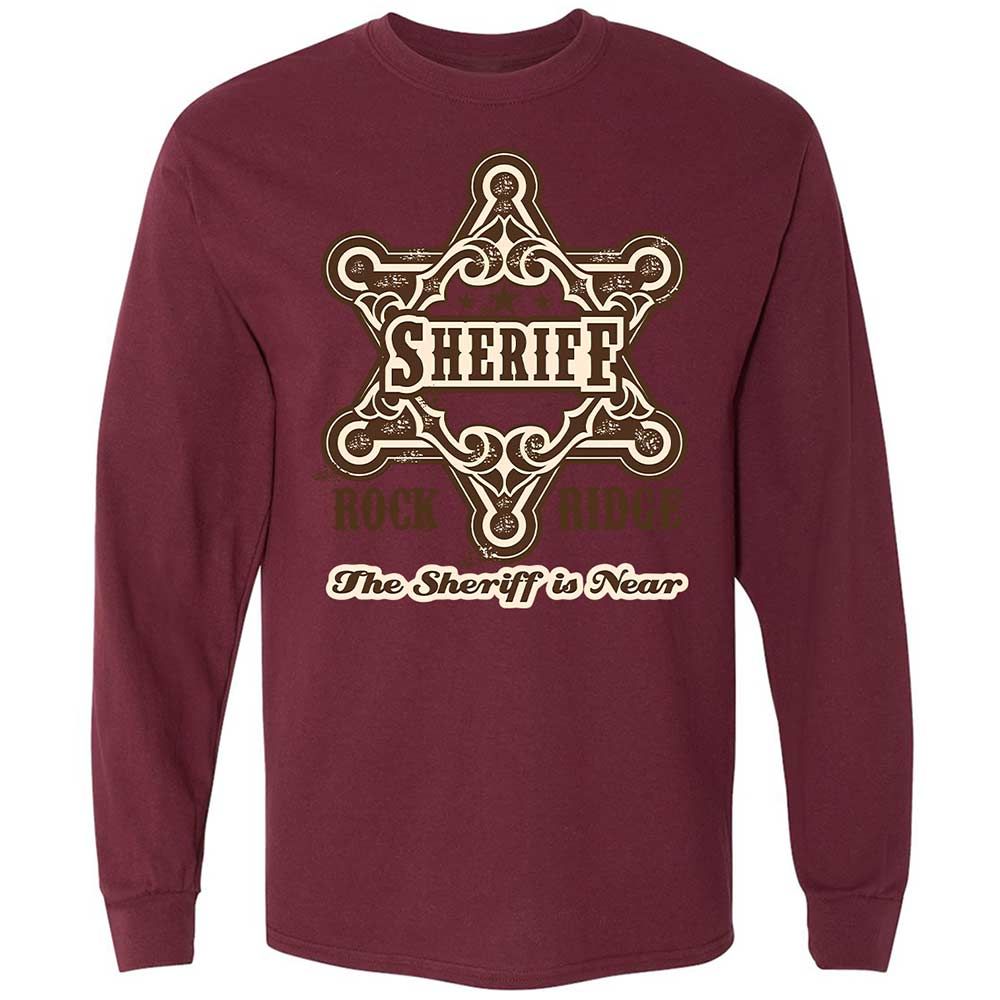 The Sheriff of Rockridge is Near! - Maroon - 16