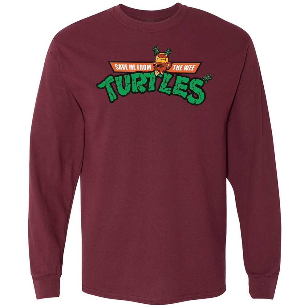 Save Me From The Wee Turtles - Maroon - 16