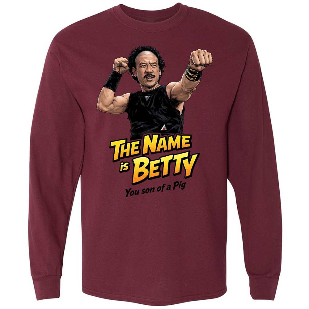 Long Sleeve T-Shirt - 8S21YK6Y - Maroon - 16