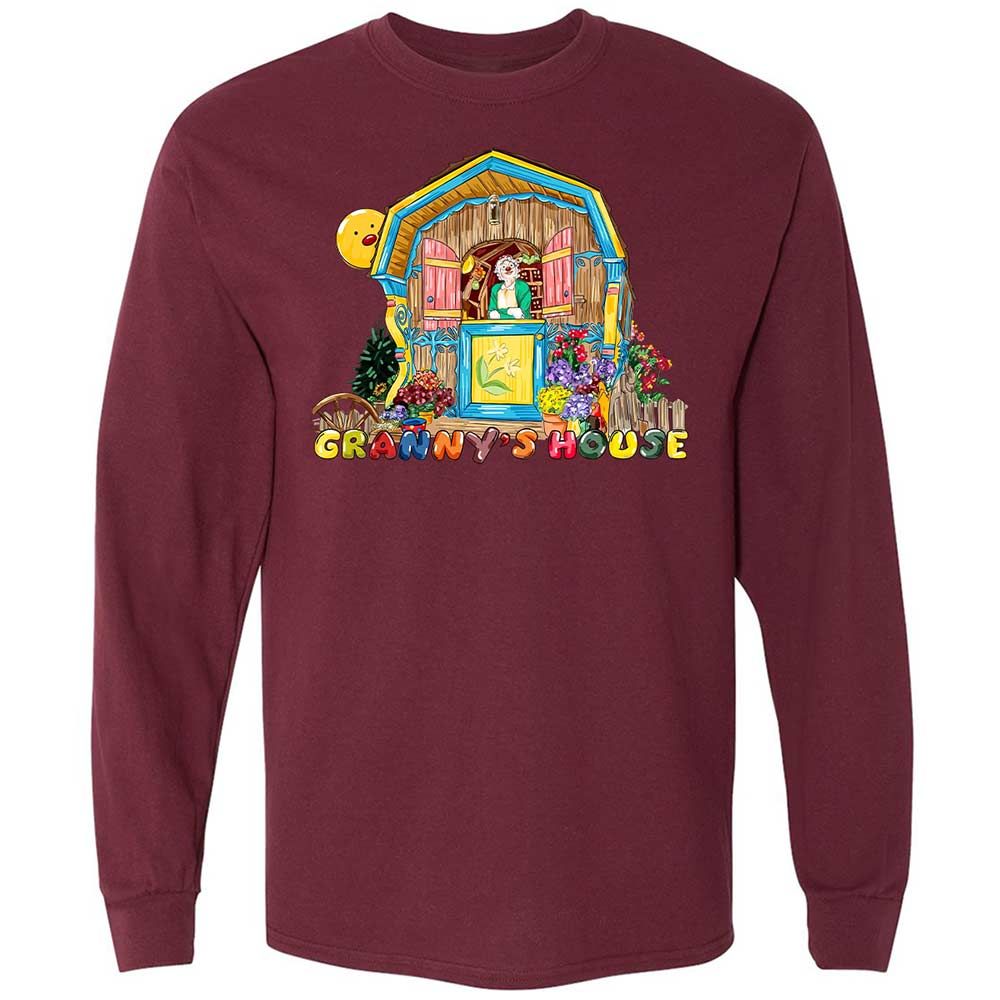 Granny Garbanzo Gardening Sunshine - Maroon - 16