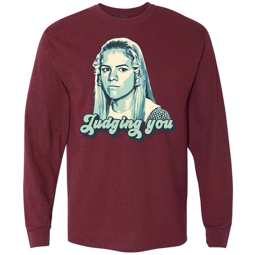 Long Sleeve T-Shirt - KSCBLXK3 - Maroon - 16