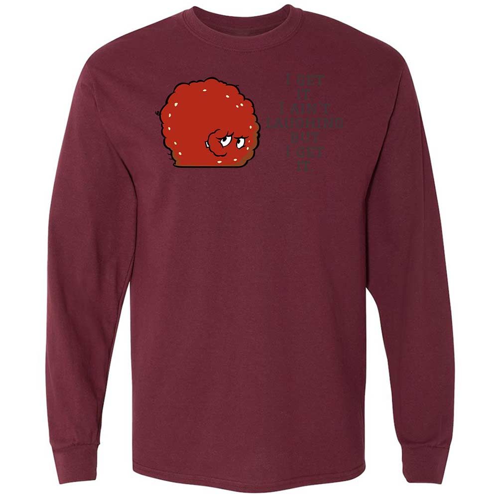 Long Sleeve T-Shirt - JE8YNDEY - Maroon - 16