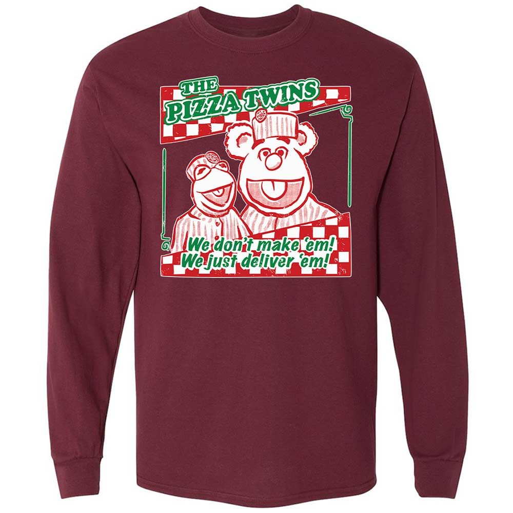 Long Sleeve T-Shirt - S99NT3CU - Maroon - 16