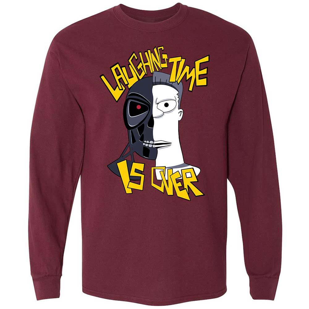 Laughing time is over - Maroon - 16