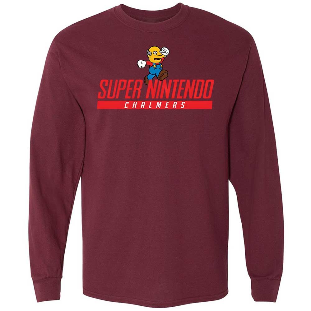 Long Sleeve T-Shirt - DHMQTCMU - Maroon - 16