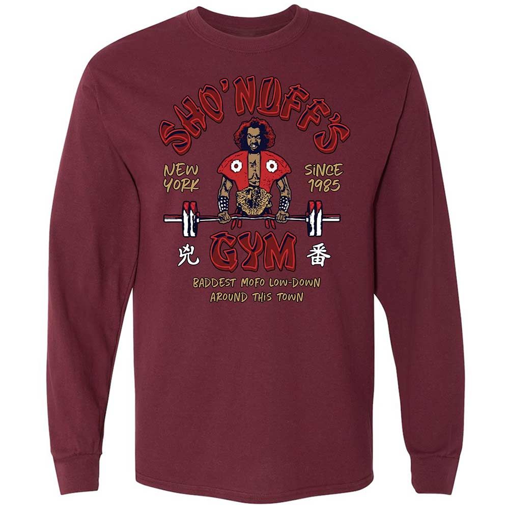 Sho'nuff's Gym - Maroon - 16