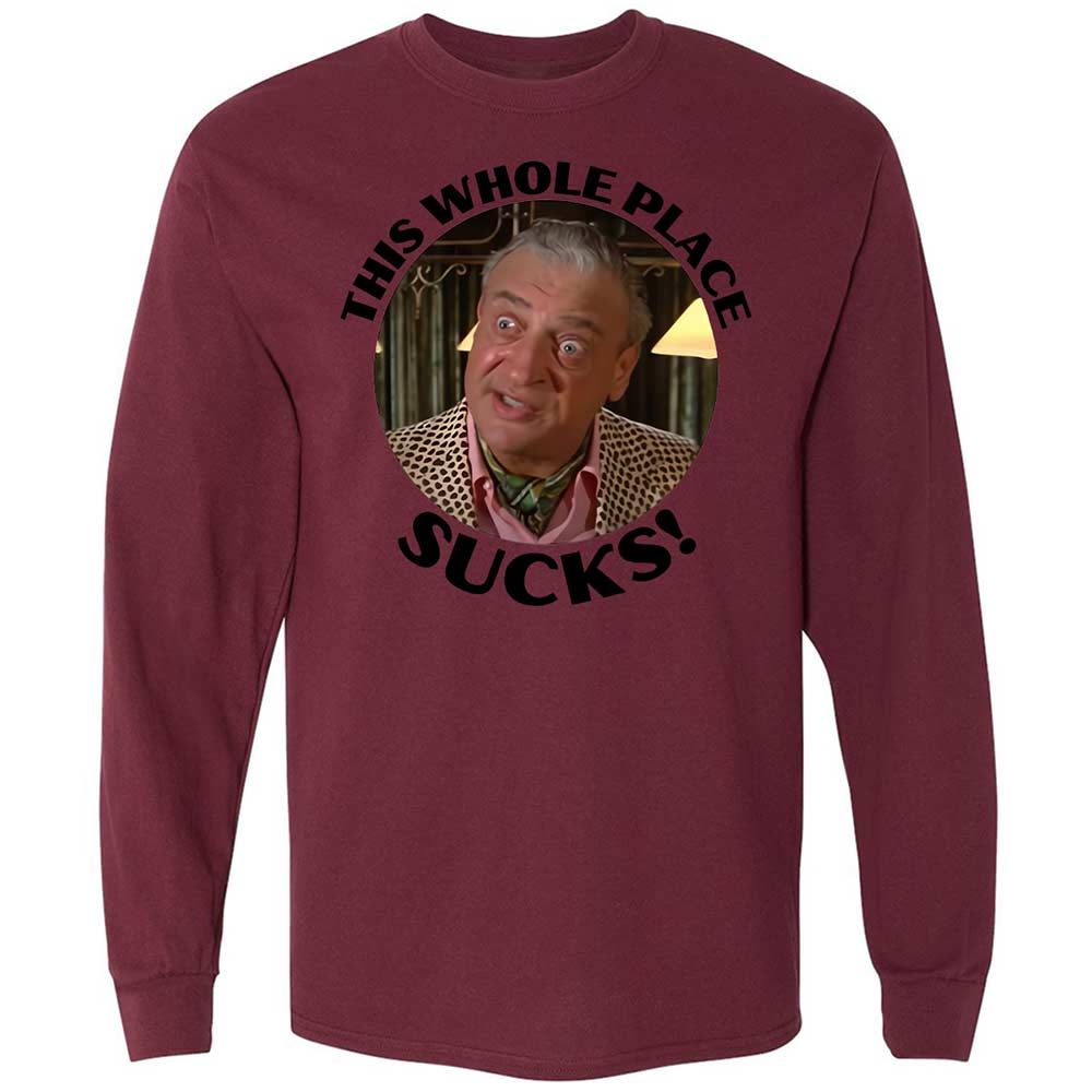 Long Sleeve T-Shirt - BL1XKS9F - Maroon - 16