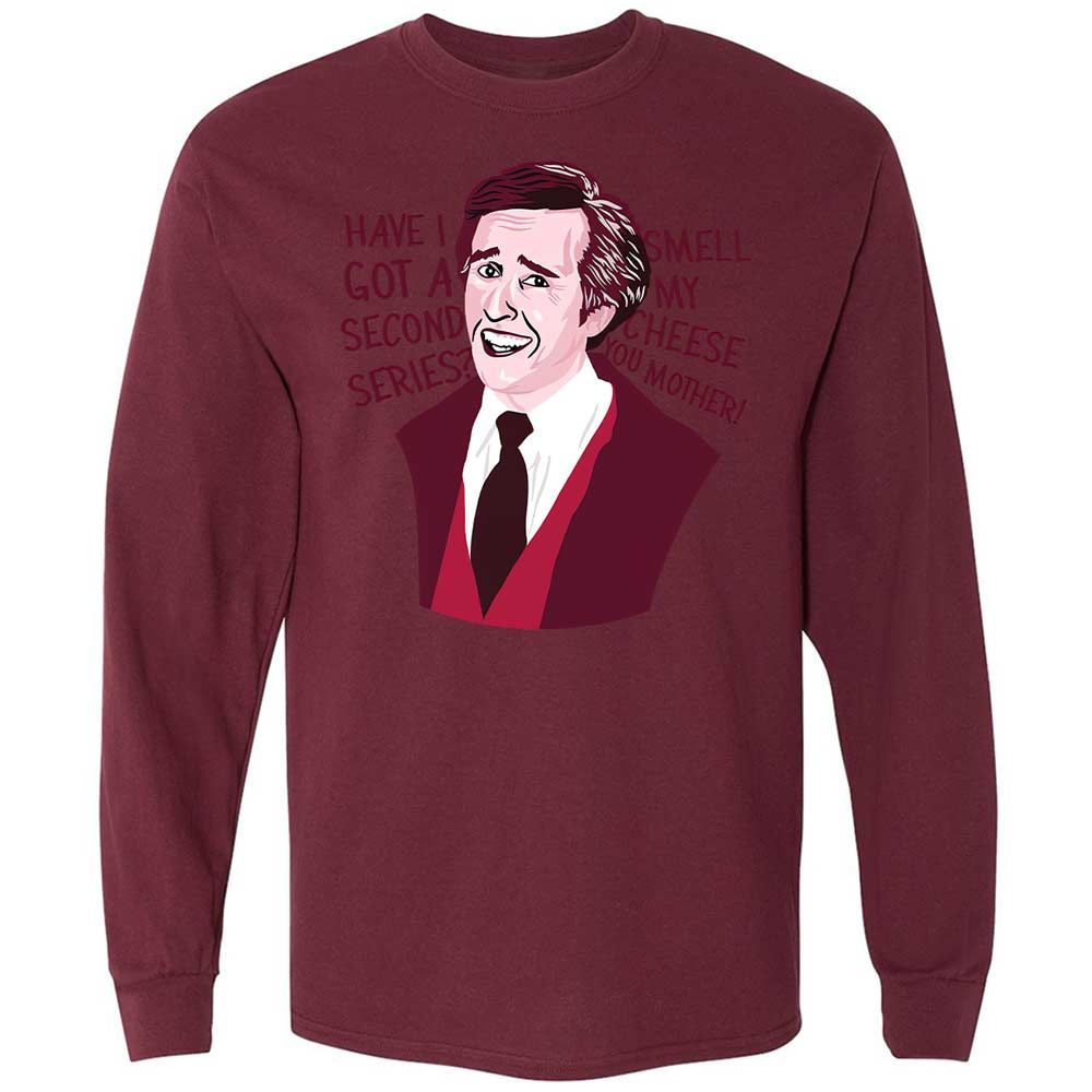 Long Sleeve T-Shirt - 4ULMJ65Z - Maroon - 16