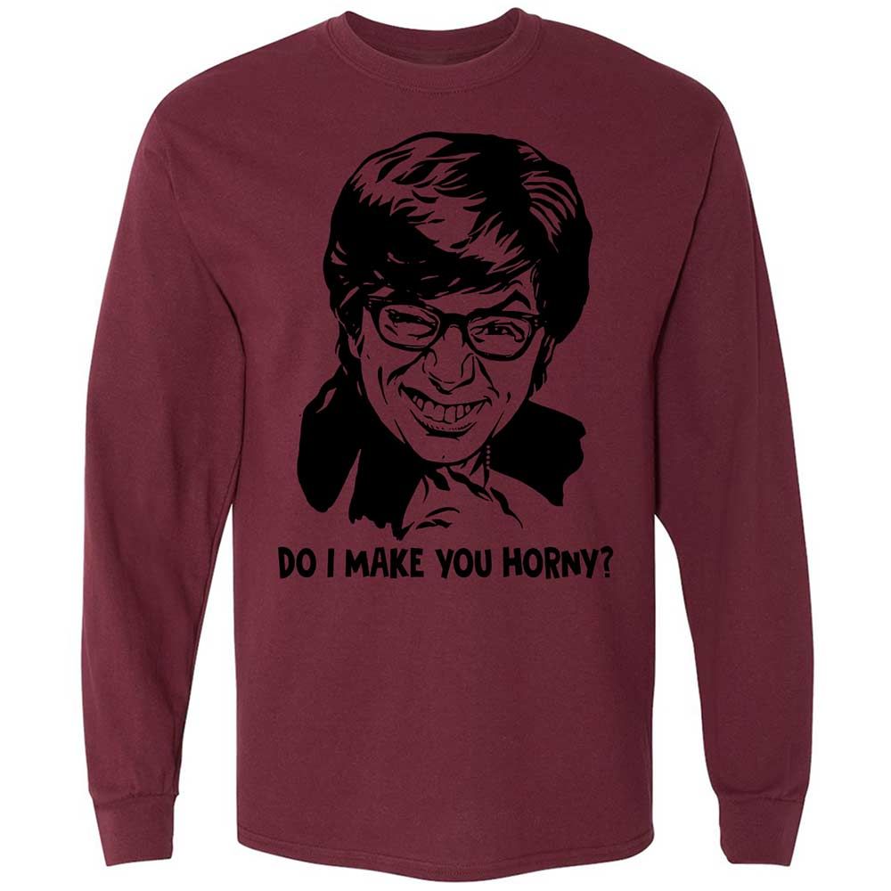 Long Sleeve T-Shirt - KHS69WL7 - Maroon - 16