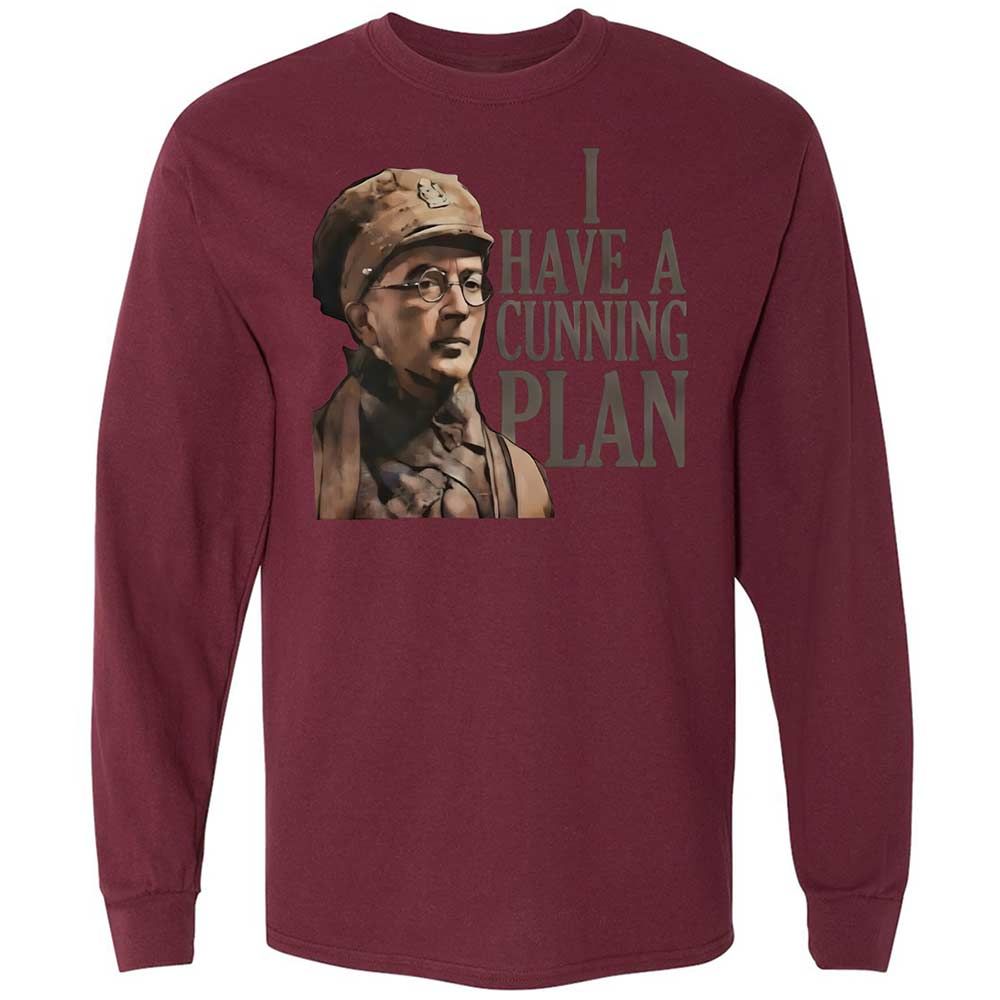 I Have A Cunning Plannn - Maroon - 16