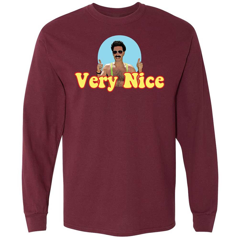Long Sleeve T-Shirt - DF9FFCW2 - Maroon - 16