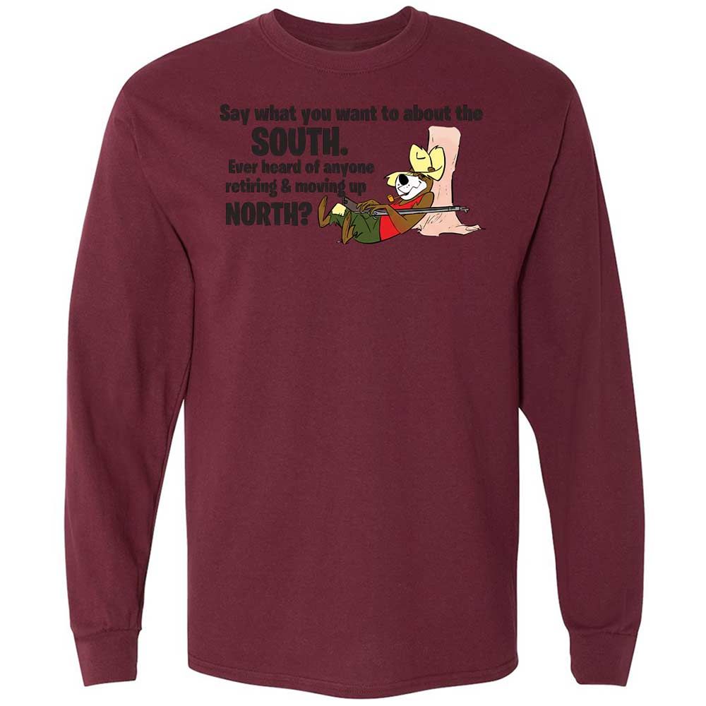 Long Sleeve T-Shirt - 1ZR661CM - Maroon - 16