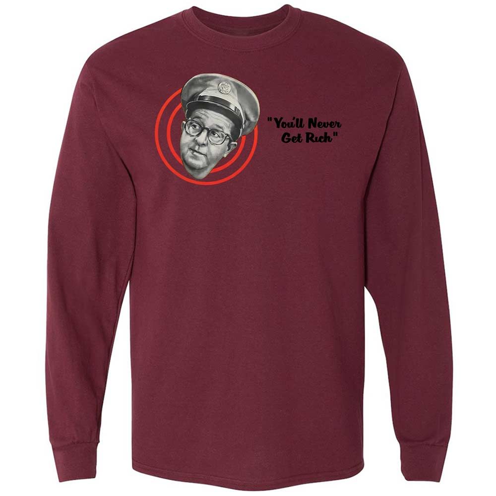 Long Sleeve T-Shirt - HP8TC6KF - Maroon - 16