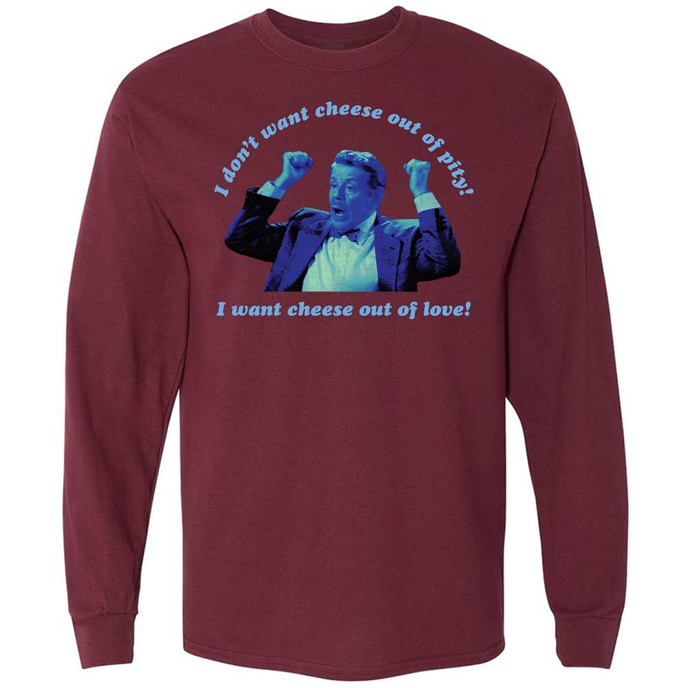 Long Sleeve T-Shirt - PGED37U9 - Maroon - 16