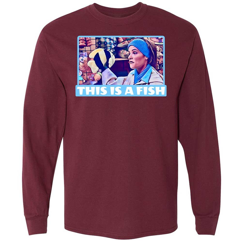 Long Sleeve T-Shirt - 566BMJ8J - Maroon - 16