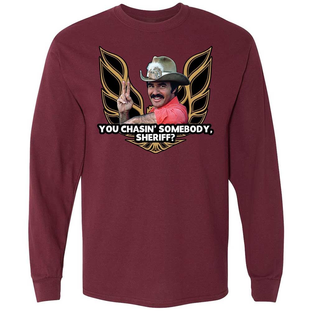 Long Sleeve T-Shirt - JRFGRDC8 - Maroon - 16