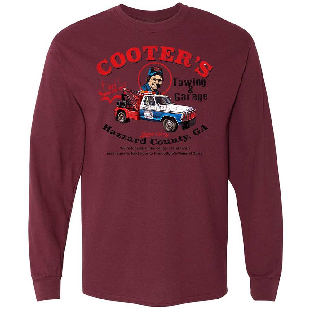 Long Sleeve T-Shirt - 9SQ5C5KW - Maroon - 16