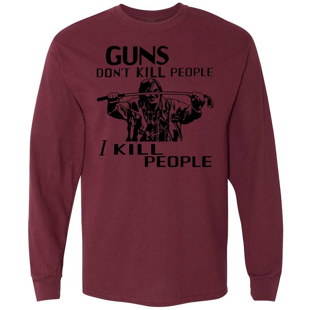 Long Sleeve T-Shirt - P9QH5P41 - Maroon - 16