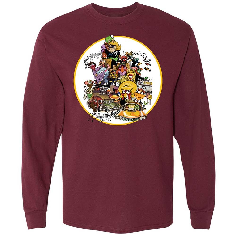 Muppet Graffiti - Maroon - 16