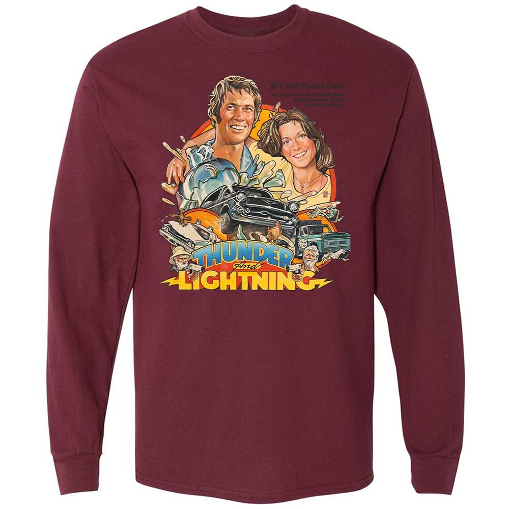 Thunder and Lightning - Maroon - 16