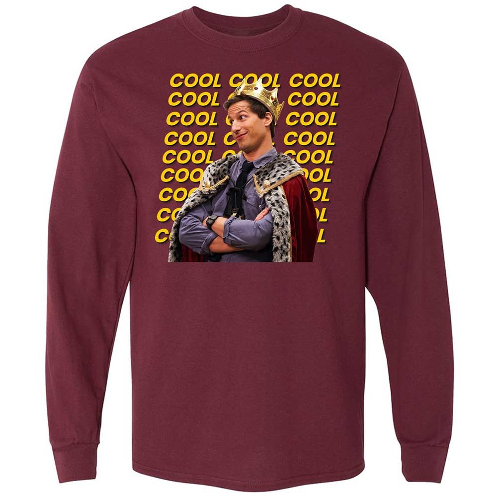 Long Sleeve T-Shirt - 8Z8QPF7X - Maroon - 16