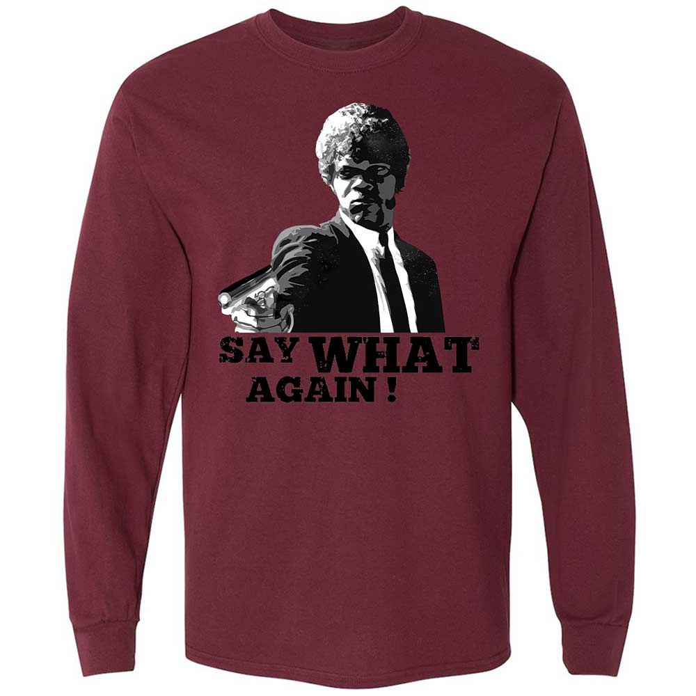 Say What Again - Maroon - 16