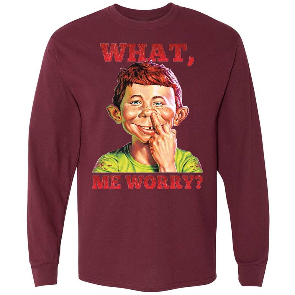 What, me worry - Maroon - 16