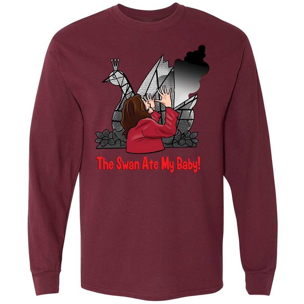 The Swan Ate My Baby - Maroon - 16