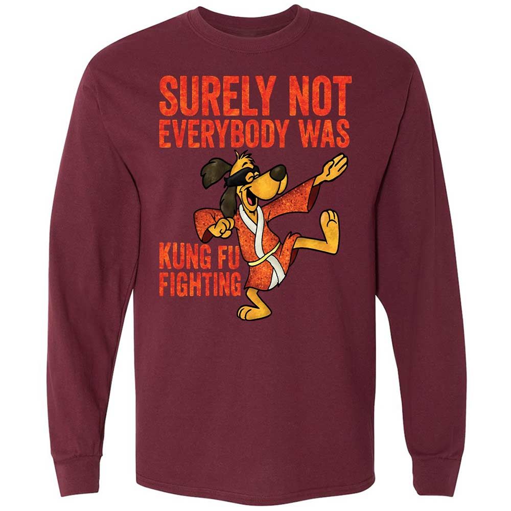 Long Sleeve T-Shirt - S1HQDLZB - Maroon - 16