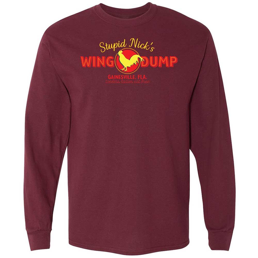 Stupid Nick's Wing Dump - Maroon - 16