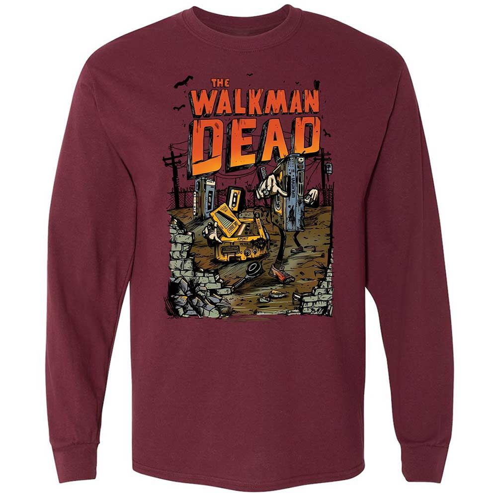 The Walkman Dead - Maroon - 16