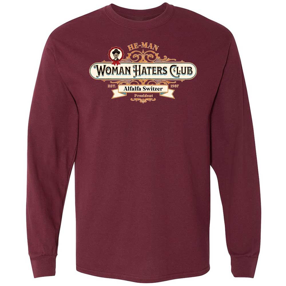 Long Sleeve T-Shirt - SURXCQ7B - Maroon - 16