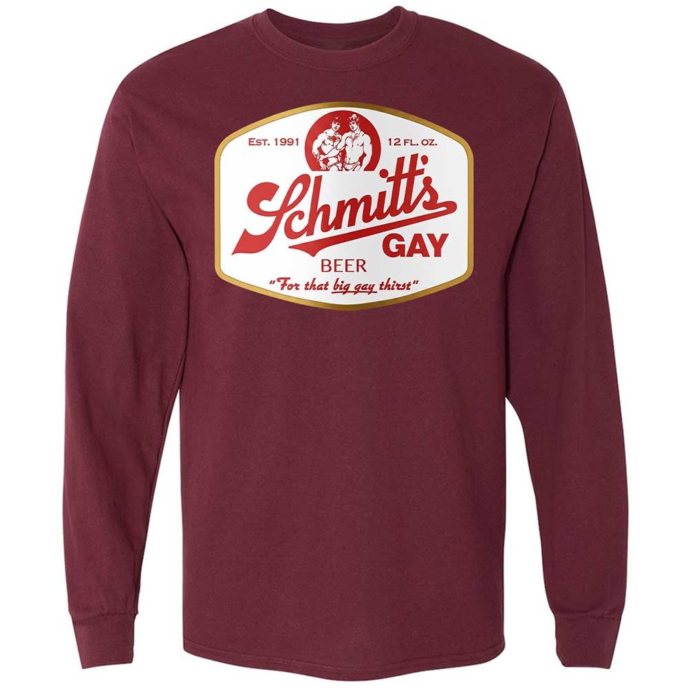 Schmitt's Gay Beer - Maroon - 16