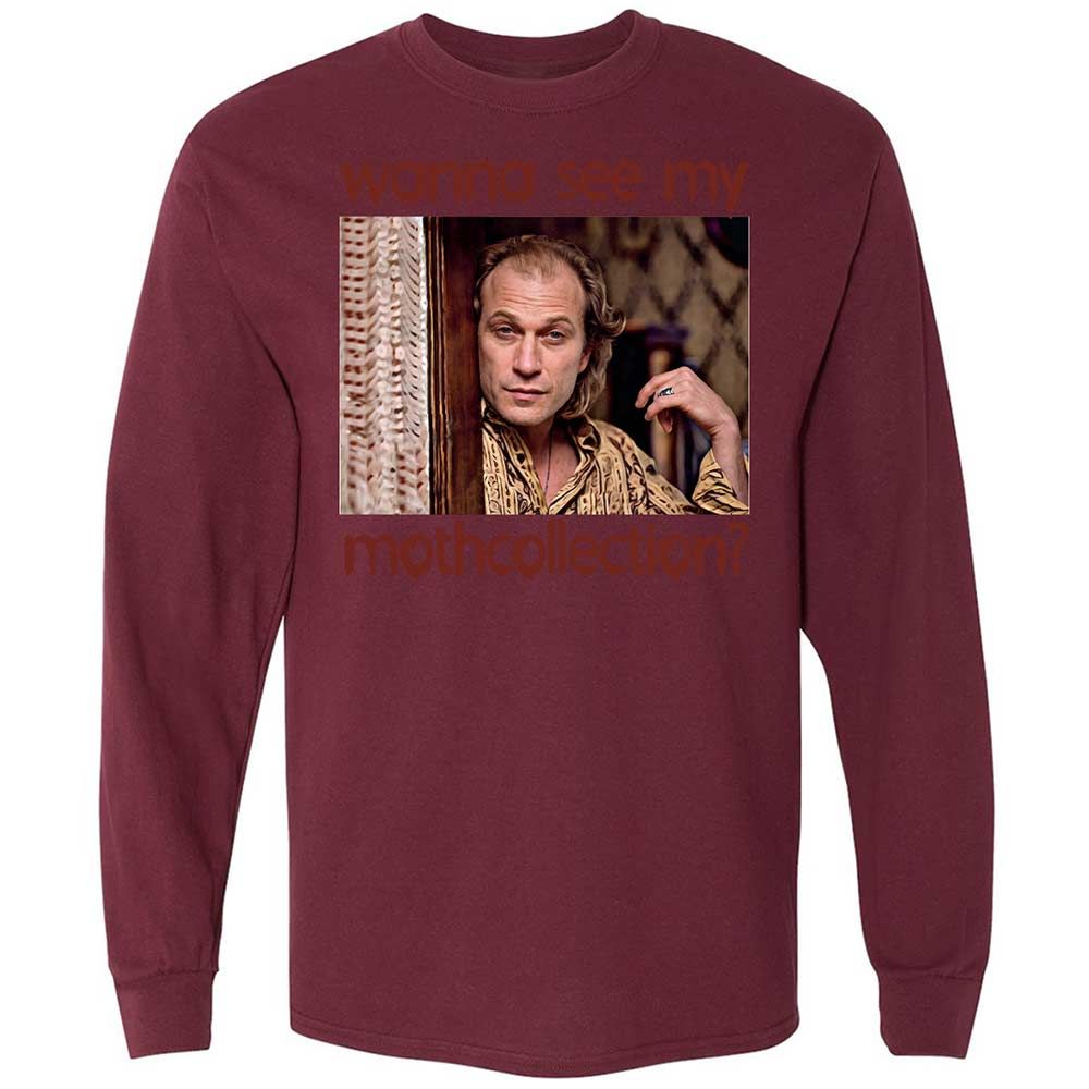 Long Sleeve T-Shirt - 5YBBJJFH - Maroon - 16