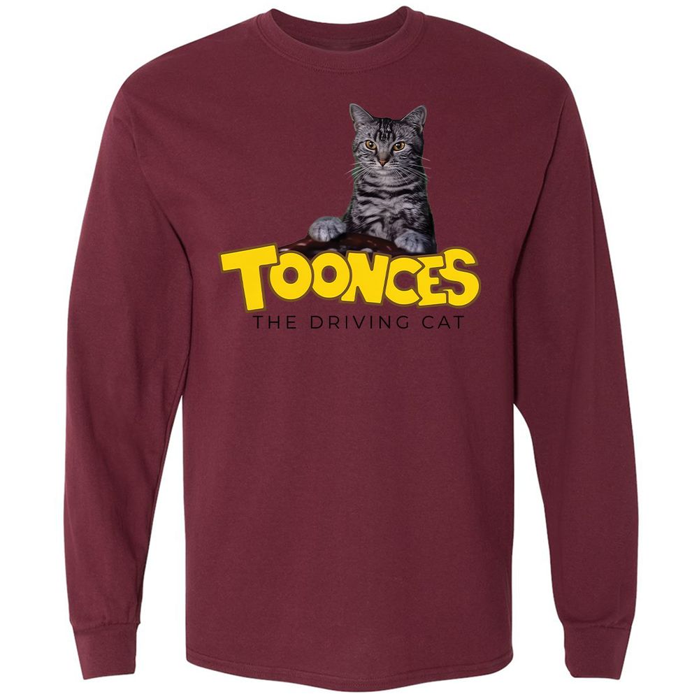 Long Sleeve T-Shirt - 81J4W3Z4 - Maroon - 16