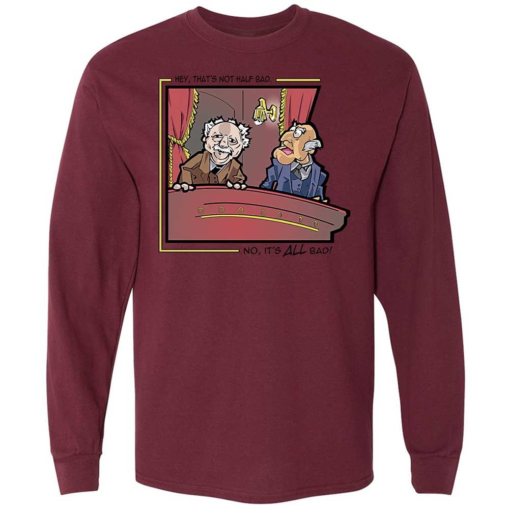 Long Sleeve T-Shirt - JZQKMMWV - Maroon - 16