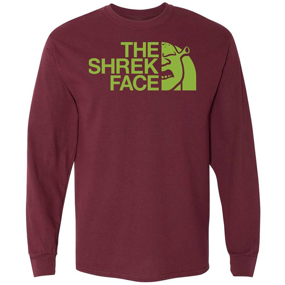 Long Sleeve T-Shirt - 2PHUEDG9 - Maroon - 16