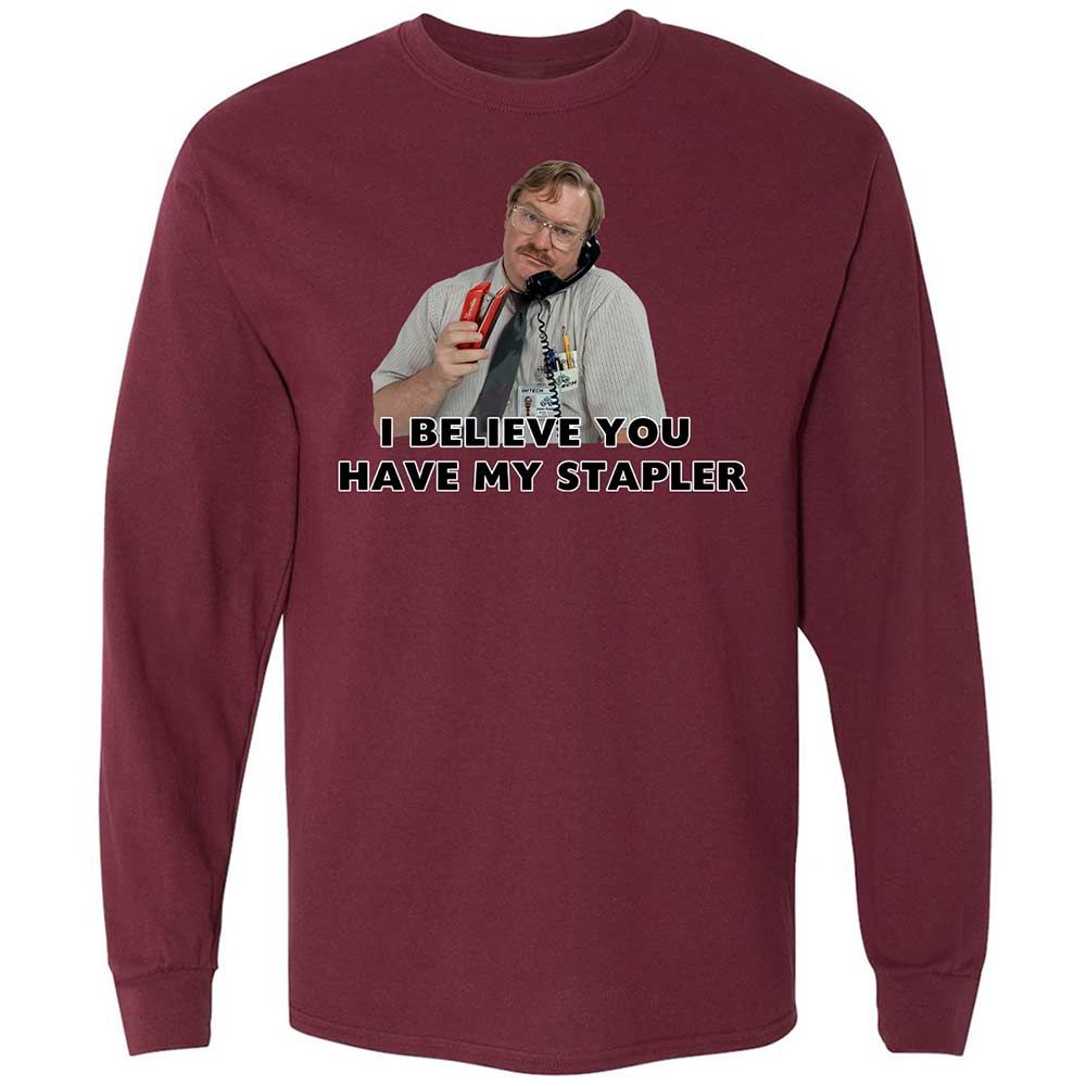 I believe you have my Stapler - Maroon - 16